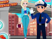 Jeu mobile Ice queen driver license test