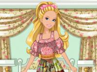 Jeu mobile Barbie's patchwork peasant dress