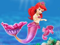 Jeu mobile Baby mermaid princess dress up