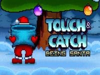 Jeu mobile Touch and catch being santa