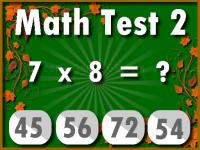 Jeu mobile Math test 2