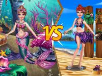 Jeu mobile Princess vs mermaid outfit
