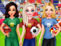 Jeu mobile Bff princess vote for football 2018