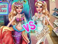 Jeu mobile Ellie mermaid vs princess