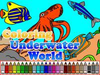 Jeu mobile Coloring underwater world