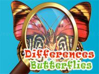 Jeu mobile Differences butterflies