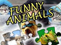 Jeu mobile Jigsaw puzzle funny animals