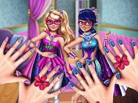 Jeu mobile Superhero princesses nails salon