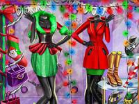 Jeu mobile Xmas shopping window
