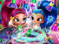 Jeu mobile Shimmer and shine wardrobe cleaning