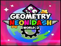 Jeu mobile Geometry neon dash world two