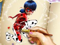 Jeu mobile Dotted girl coloring book
