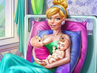 Jeu mobile Cinderella twins birth