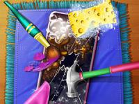 Jeu mobile Dotted girl broken phone