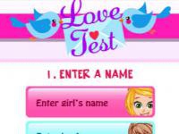Jeu mobile Princess love test