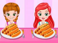 Jeu mobile Princess hotdog eating contest