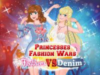 Jeu mobile Princesses fashion wars feathers vs deni