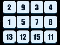 Jeu mobile Numbers sliding puzzle