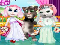 Jeu mobile White kittens bride contest