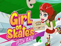Jeu mobile Girl on skates: pizza mania