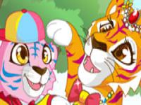 Mommy and baby tiger