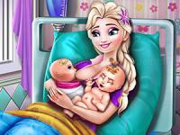 Jeu mobile Ice queen twins birth