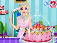 Jeu mobile Ice queen royal baker