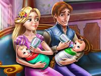 Jeu mobile Rapunzel twins family day