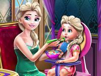 Jeu mobile Ice queen toddler feed