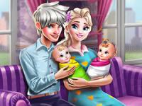 Jeu mobile Ice queen twins family day