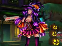 Jeu mobile Halloween witch dress!