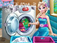 Jeu mobile Ice queen laundry day