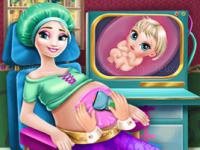 Jeu mobile Ice queen pregnant check up h5