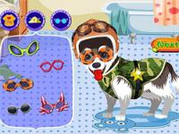 Jeu mobile My cute dog bathing