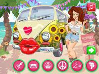 Jeu mobile Girls fix it: music festival getaway van