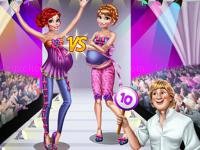 Jeu mobile Pregnant princesses catwalk show
