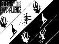 Jeu mobile Black & white ski challenge