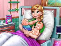 Jeu mobile Ice princess twins birth