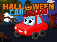 Jeu mobile Halloween car jigsaw