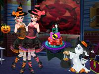Jeu mobile Halloween special party cake