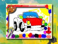 Jeu mobile Cartoon cars coloring book