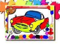 Jeu mobile Racing cars coloring book