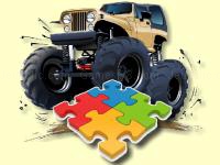 Monster truck jigsaw challenge