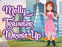 Jeu mobile Molly traveler dress up