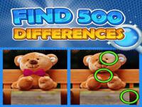 Jeu mobile Find 500 differences