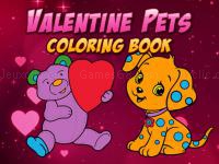 Jeu mobile Valentine pets coloring book
