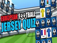 Jeu mobile European football jersey quiz