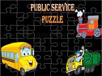 Jeu mobile Public service puzzle