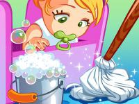 Jeu mobile Kids house cleaning