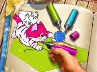 Jeu mobile Pets coloring book